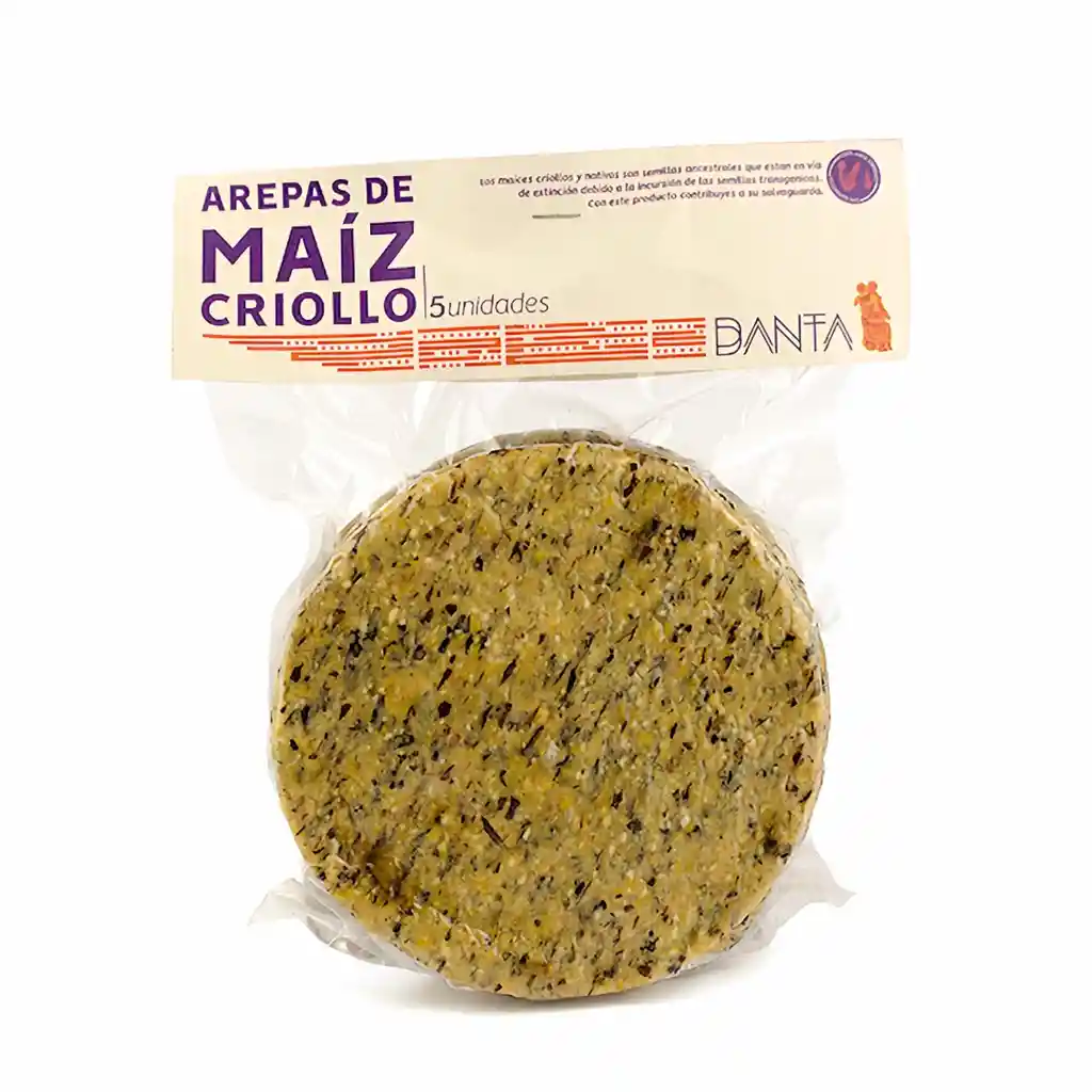 Danta Arepa de Maíz Criollo