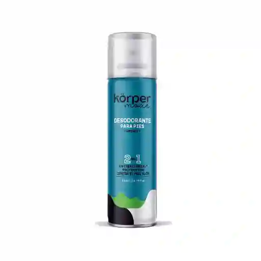 Korper Desodorante para Pies 2 en 1 en Aerosol