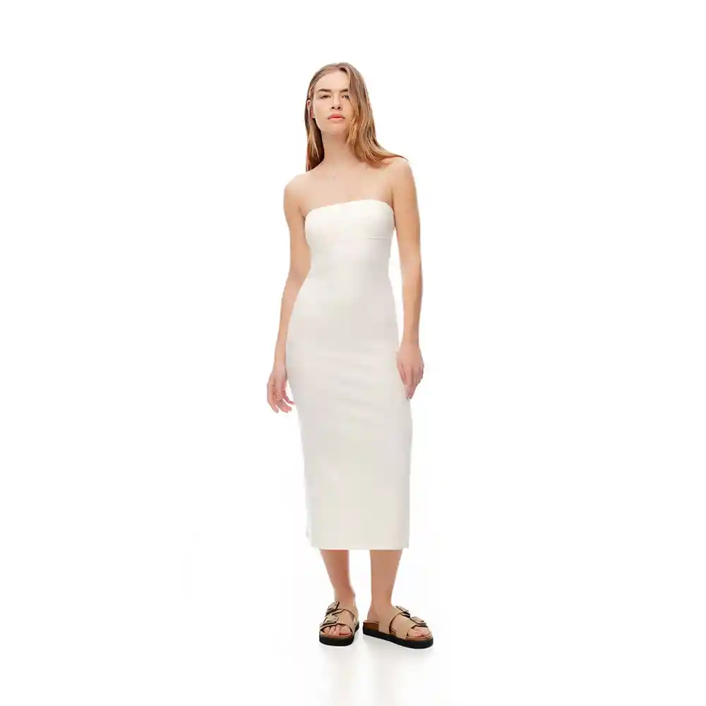 Vestido Corto Sin Mangas Femenino Laged Gef Talla M