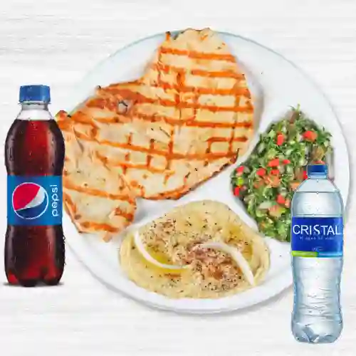 Combo #4 + Agua Cristal