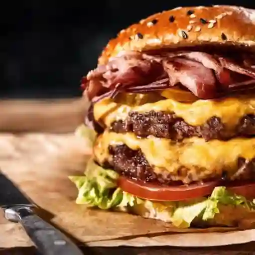 Hamburguesa de la casa