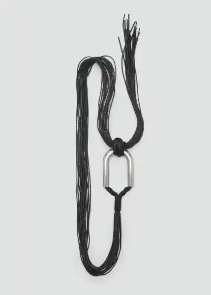 Cinturón Indiec Negro Talla 21 Teen Niñas Mango