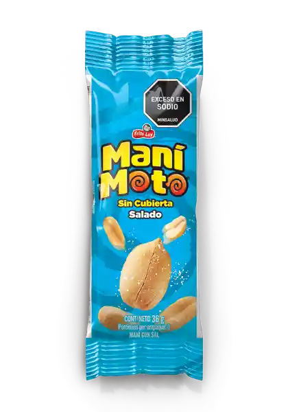 Mani Moto Snack Naked Sal 36 g