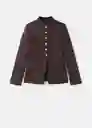Chaqueta Sofia Marron Talla M Mujer Mango