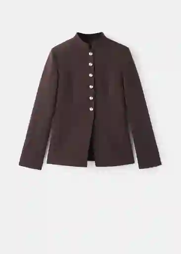 Chaqueta Sofia Marron Talla M Mujer Mango