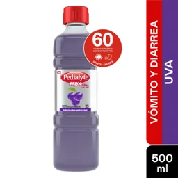 Pedialyte 60 Suero de Rehidratación Oral Sabor a Uva