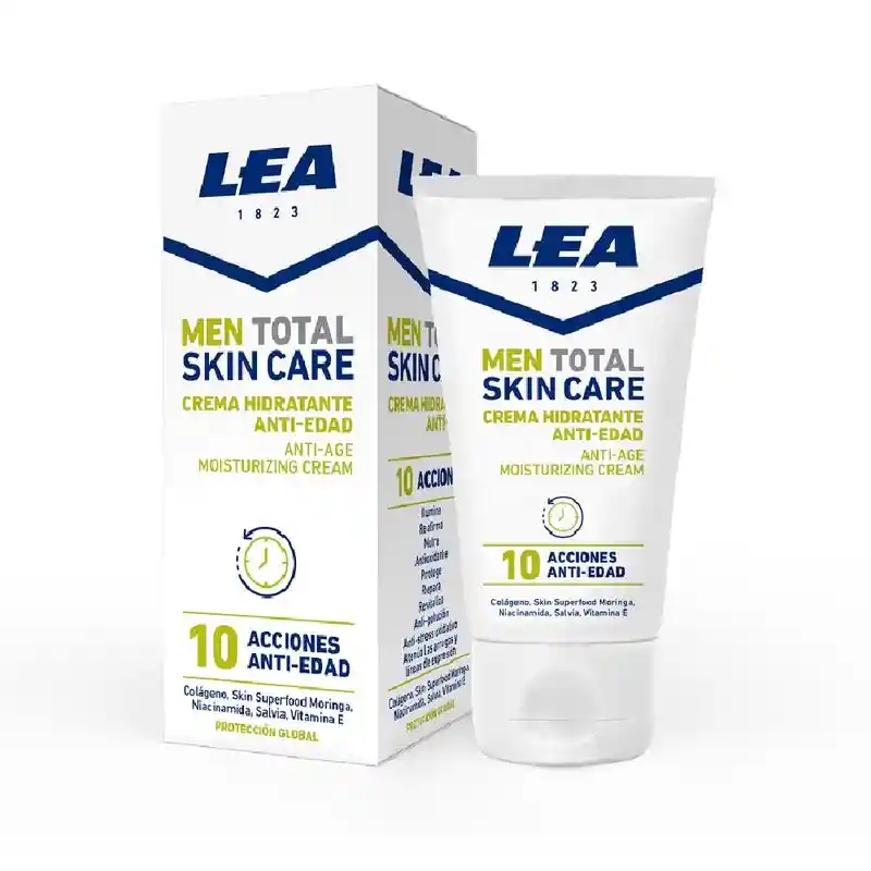 Lea Men Total Skin Care Crema Facial Hidratante Anti-Edad