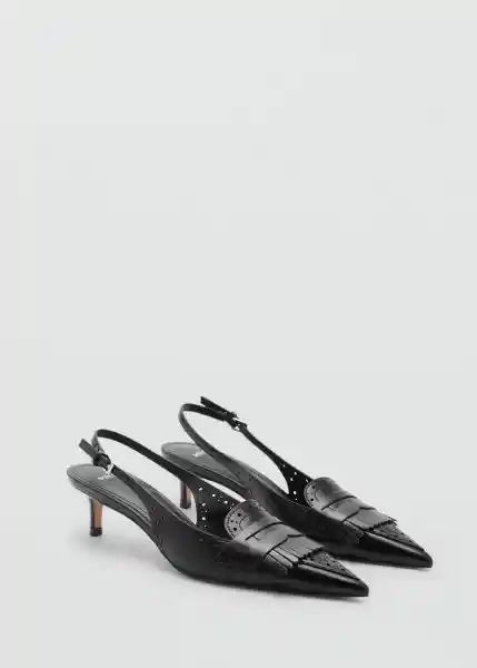 Zapatos s Loa Negro Talla 37 Mujer Mango