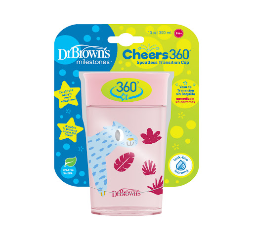 Vaso de Transicióncheers 360 Sin Boquilla 10 Oz 9m+ Rosa