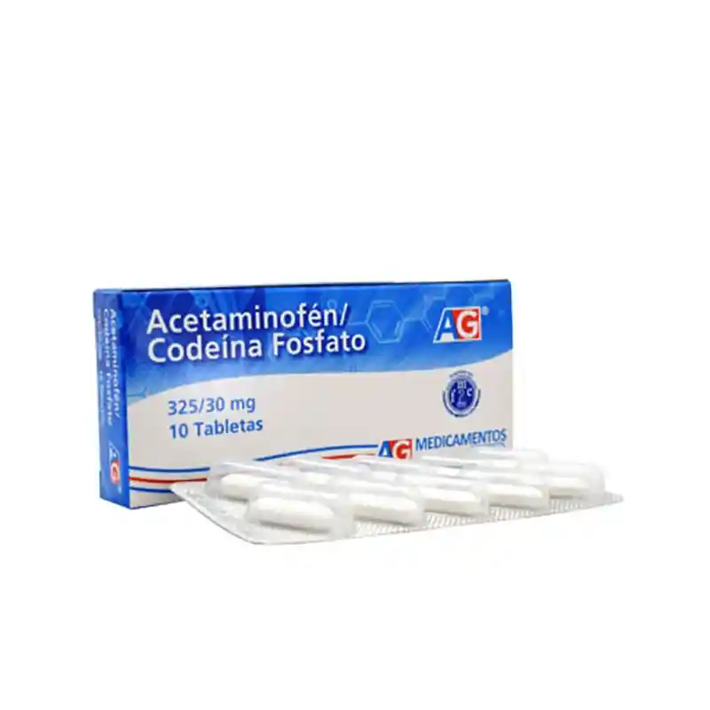 Acetaminofén/ Codeína Fosfato Tabletas (325 mg/ 30 mg)