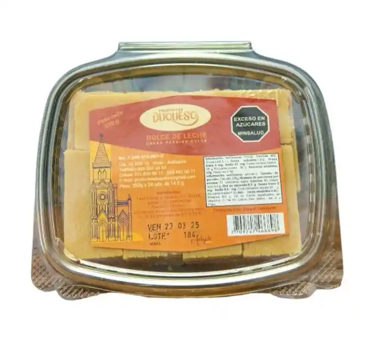 Dulce de Leche Duqueso Pote X24 *350gr