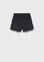 Short Daphne Navy Talla 10 Niñas Mango