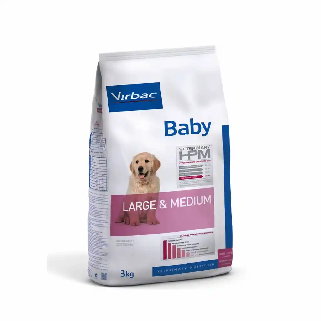 Veterinary Hpm Baby Dog Large And Medium 3kg