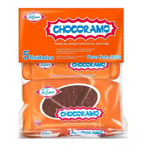 Chocoramo Tajada de Ponqué Cubierta con Chocolate
