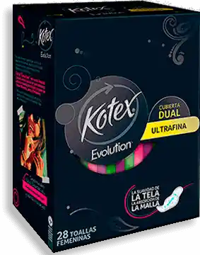 Kotex Toallas Higiénicas Evolution Ultrafina