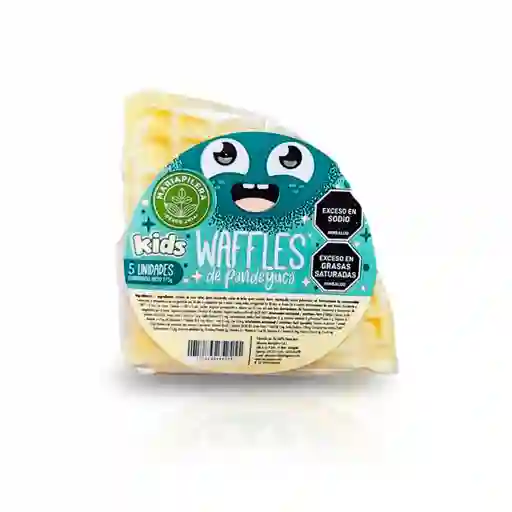 Kids Waffle Pandeyuca Cuartos X5 *175gr