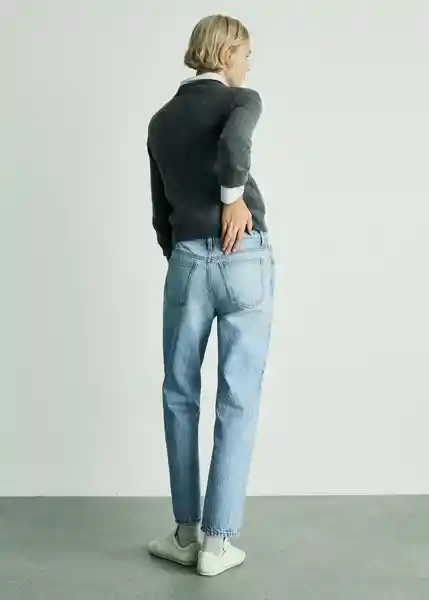 Jean Mom2000 Tejano Medio Talla 32 Mujer Mango