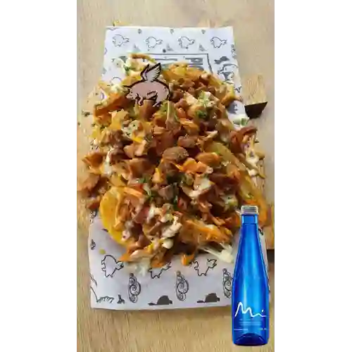 Combo Papas Pigasus + Manantial Sin Gas 500 ml