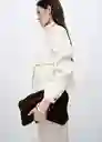 Chaqueta Cazadora Mara Offwhite Talla S Mujer Mango