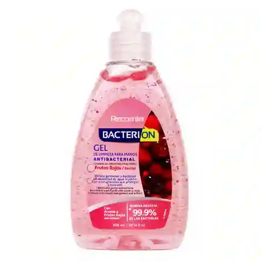 Bacterion Gel de Limpieza para Manos Antibacterial Frutos Rojos