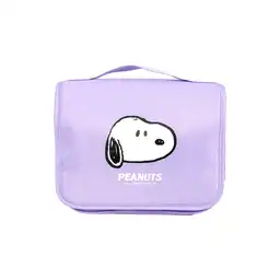 Neceser de Viaje Con Gancho Serie Snoopy Colorful Morado Miniso