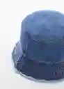 Gorro Cuoted Azul Talla 99 Mujer Mango