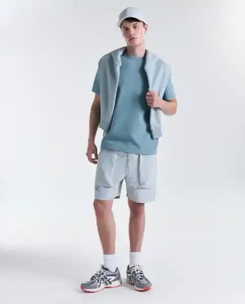 Camiseta Hombre Gris Talla L 849G009_GRI175110 Americanino