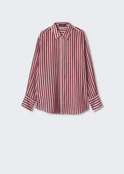 Camisa Spicy Rosa Pastel Talla M Mujer Mango