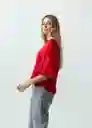 Camisa Mujer Rojo Gobelino Oscuro M 011G363 Naf Naf