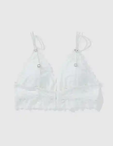Bralette Aerie Blanco Talla MEDIUM 4114125 American Eagle