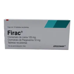 Firac Lisina/pargeverina 125/10 Mg