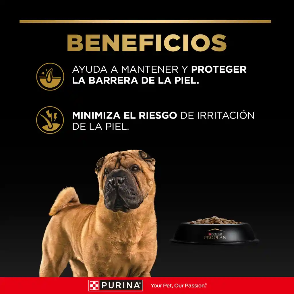 Comida para perros adultos piel sensible razas medianas y grandes Purina Pro Plan x 3 kg