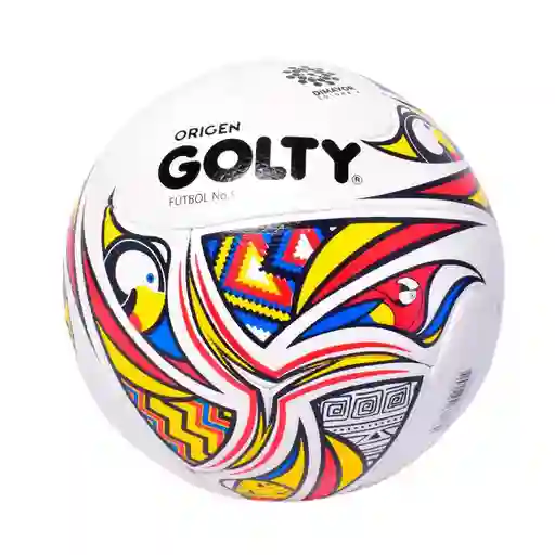 Balon Futbol Replica Origen Cosido Maquina 12p N5 Golty T677839