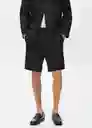 Bermuda Banarea Negro Talla 40 Hombre Mango