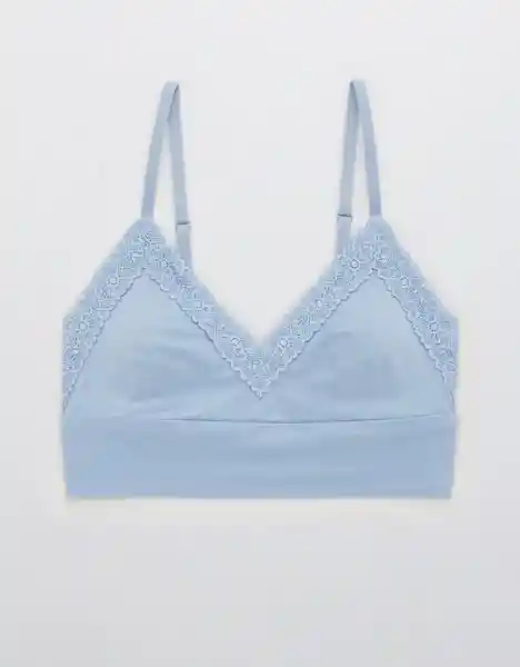 American Eagle Bralette Triangular Sunnie Azul Mónaco Talla M