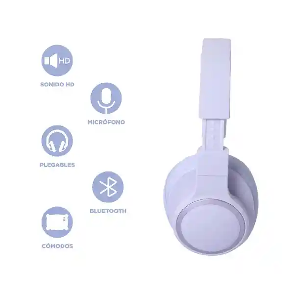 Audífonos Inalámbricos Elegant Morado P16 Miniso