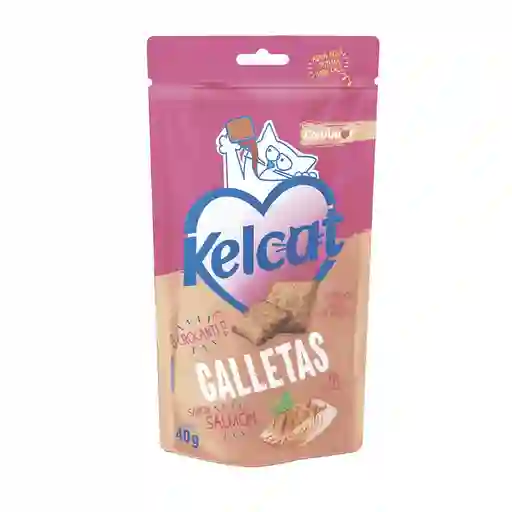 Kelcat Galletas Sabor a Salmón Control Bolas de Pelo Crocante
