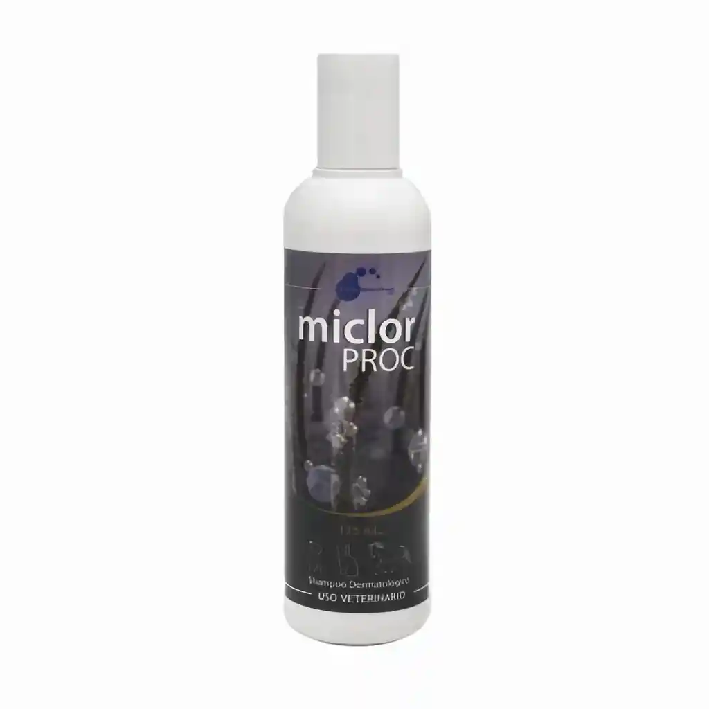 Miclorproc Shampoo para Mascotas Dermatologico 