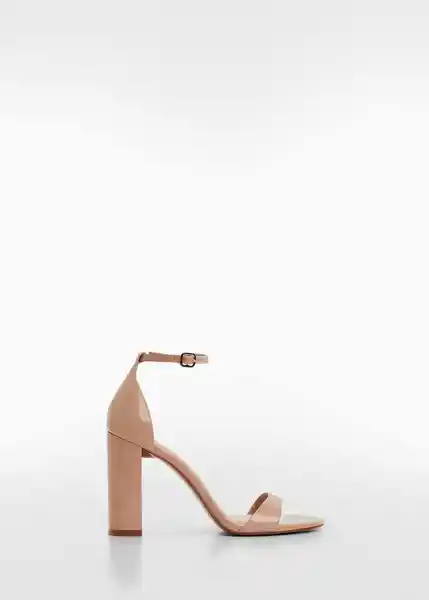 Sandalias Batia Nude Talla 37 Mujer Mango