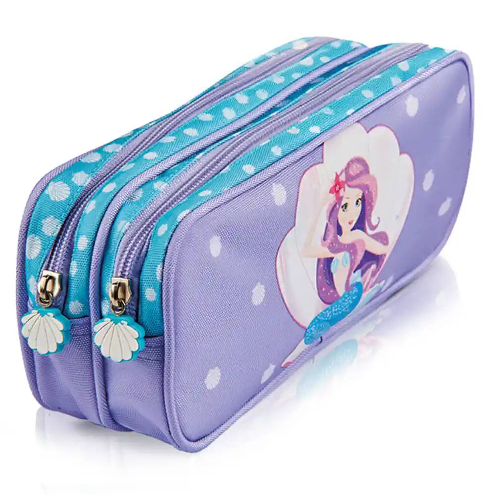 Cartuchera Kids Mermaid Scribe
