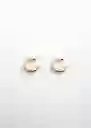 Pendientes Marcia Oro Talla 99 Mujer Mango