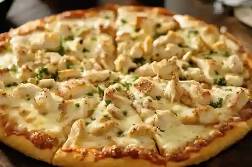 Pizza de Pollo y Champiñones