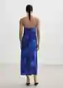 Vestido Lucia Azul Talla XS Mujer Mango