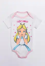 Disney Body Manga Corta Niña Blanco Talla 0/3 Mese-