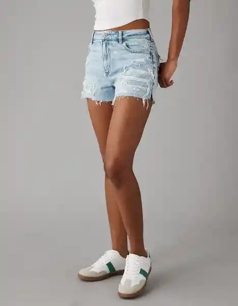 Short Mujer Azul Talla 10 7728910 American Eagle