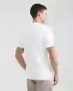 Camiseta Textured Masculino Blanco 0 Claro Talla M Chevignon