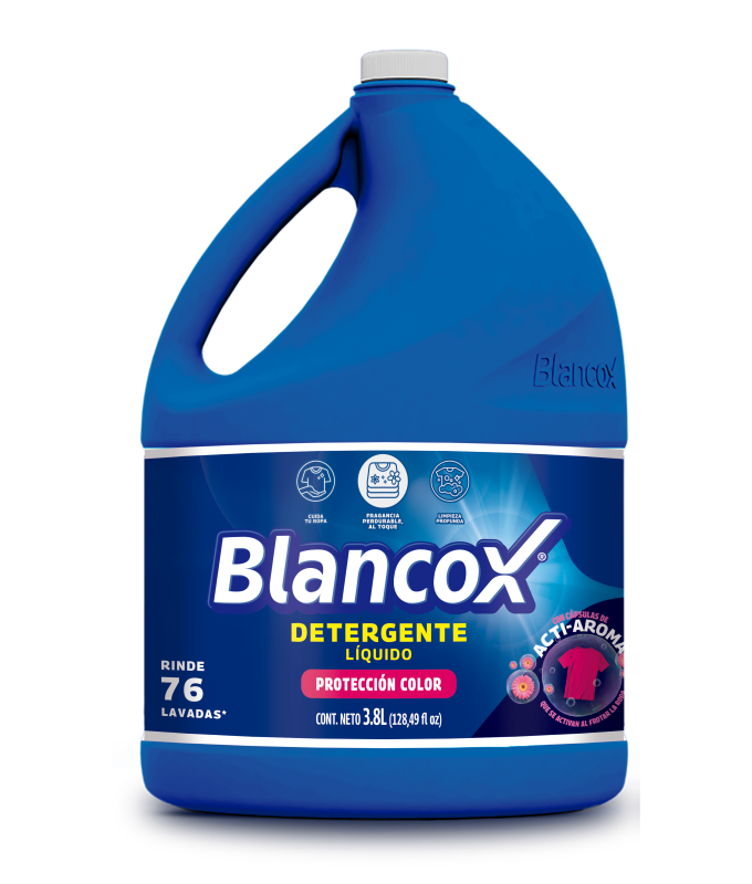 Blancox Detergente Líquido sin Cloro Ropa Color 3800 ml