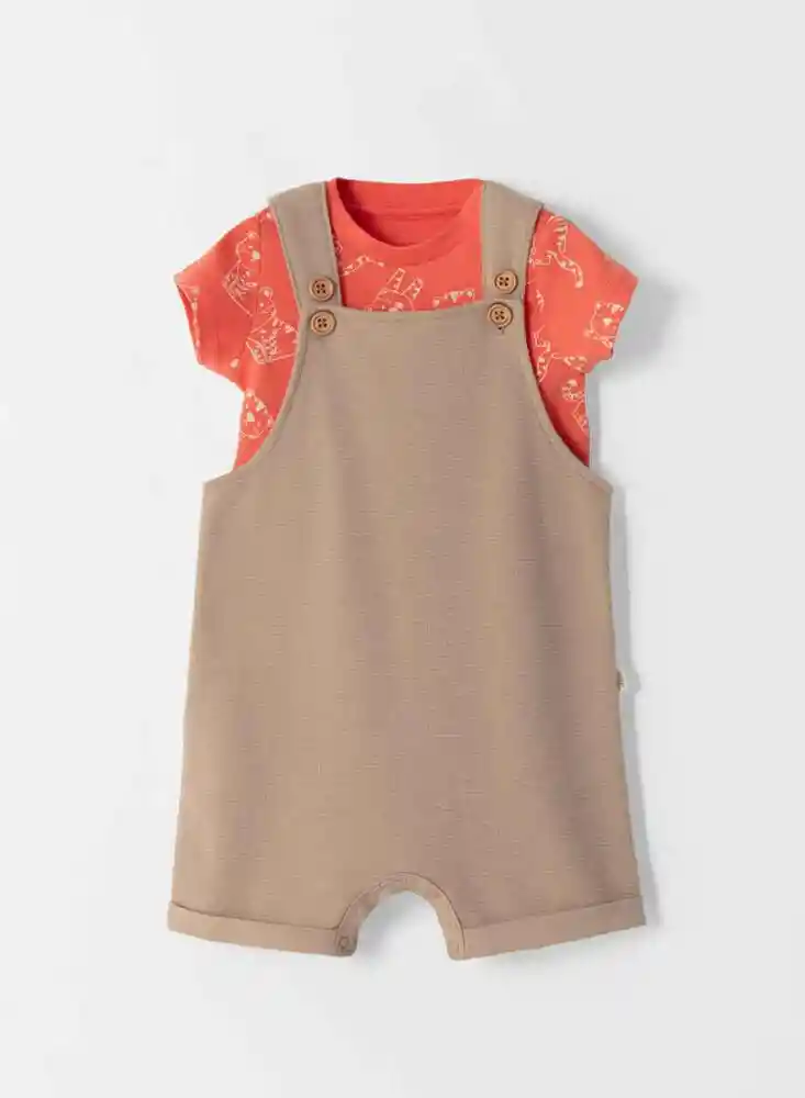 Conjunto Conjunto 9/12meses-beige