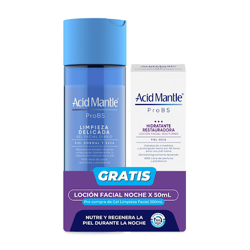 Limpiador Facial Acidmantle Pro B5 X 200 Ml + Loción Facial Acid Mantle Noche