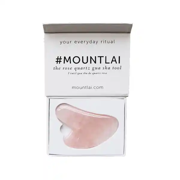 The Rose Quartz Gua Sha Facial Lifting Tool